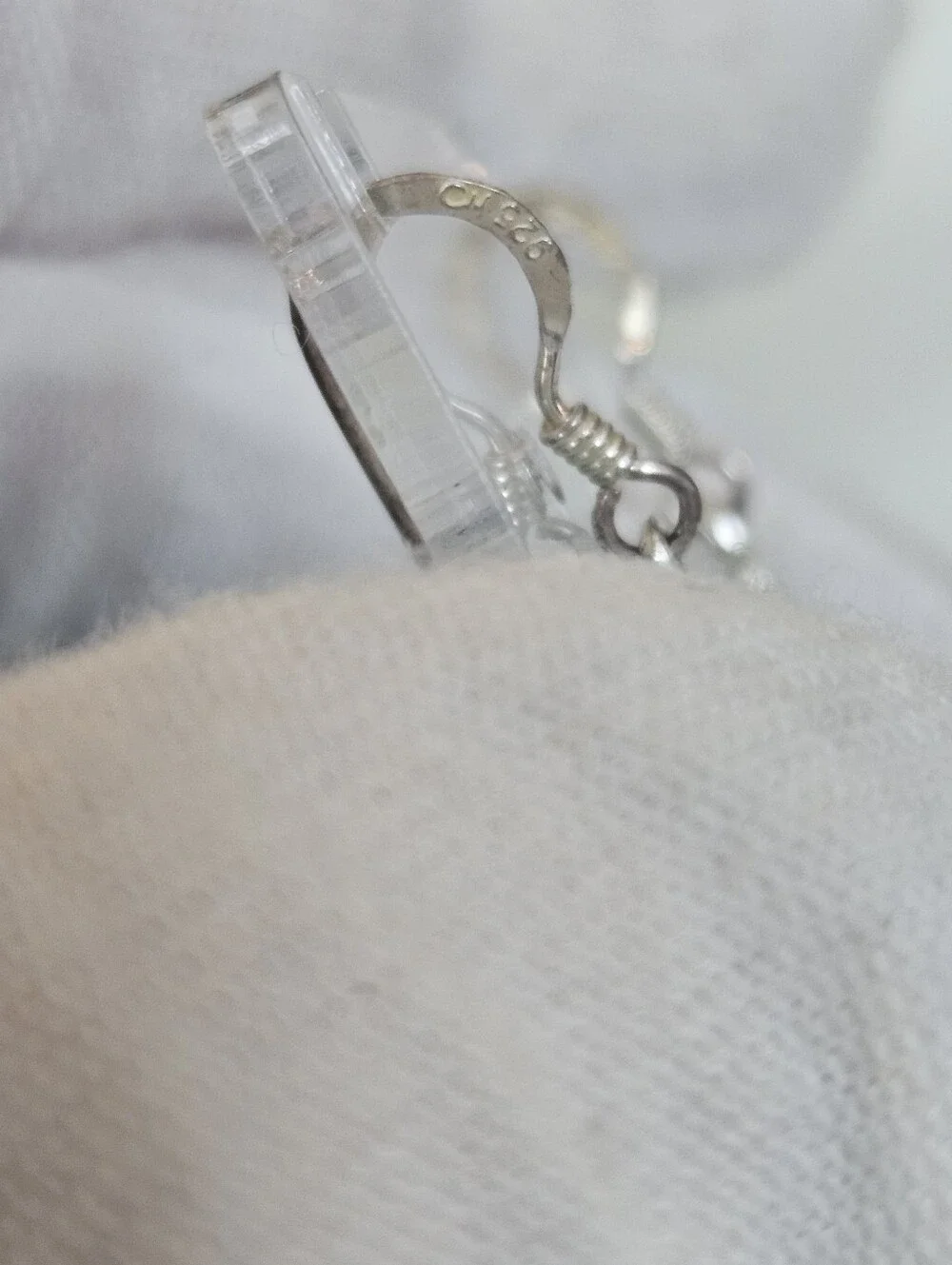 Black Onyx 925 Rope Detail Sterling Silver Small Dainty Dangle Earrings